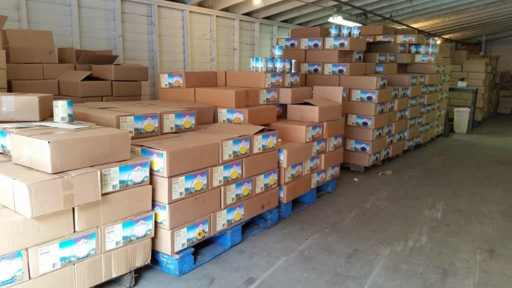 inventory in warehouse