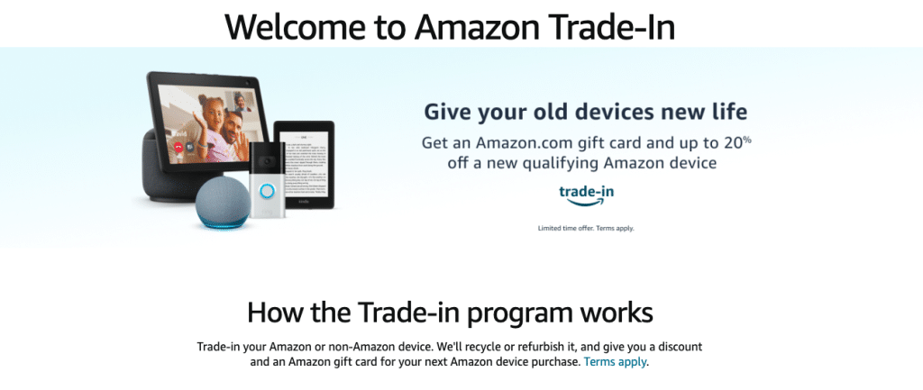 trade in amazon
