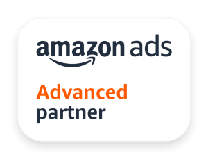 Badge de partenaire avancé Amazon Ads (grand)